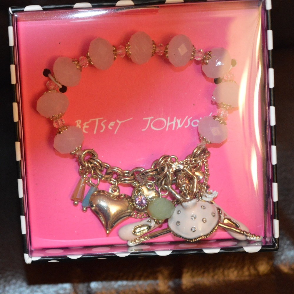 Betsey Johnson Charm Bracelet Last markdown